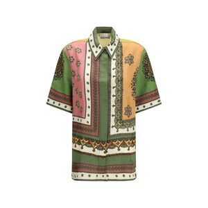 Alemais Multicolor Viscose Pattern Women's Shirt